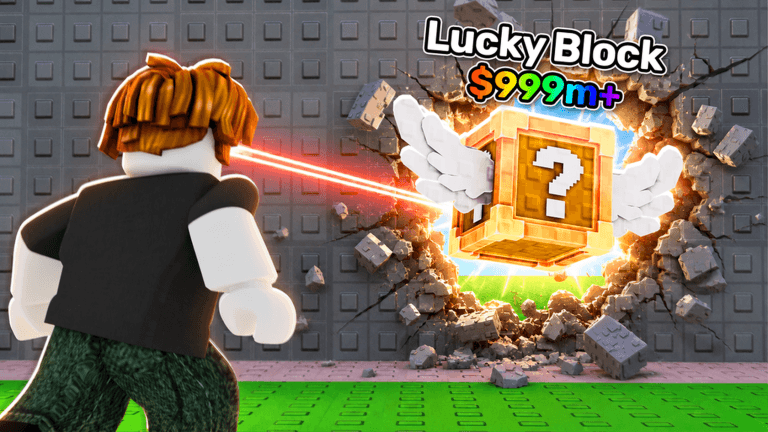 [🧟‍♂️] Shoot LASERS for Lucky Blocks!