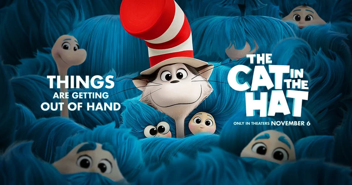 Official promotional artwork for The Cat in the Hat